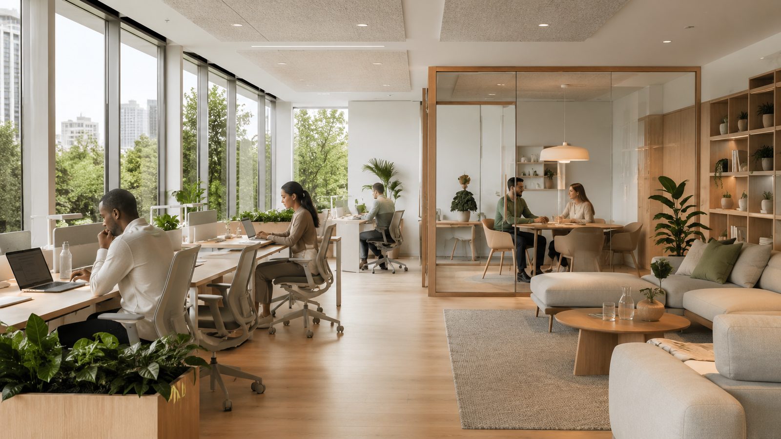 GBC LIFE photo of a healthy, biophilic corporate space
